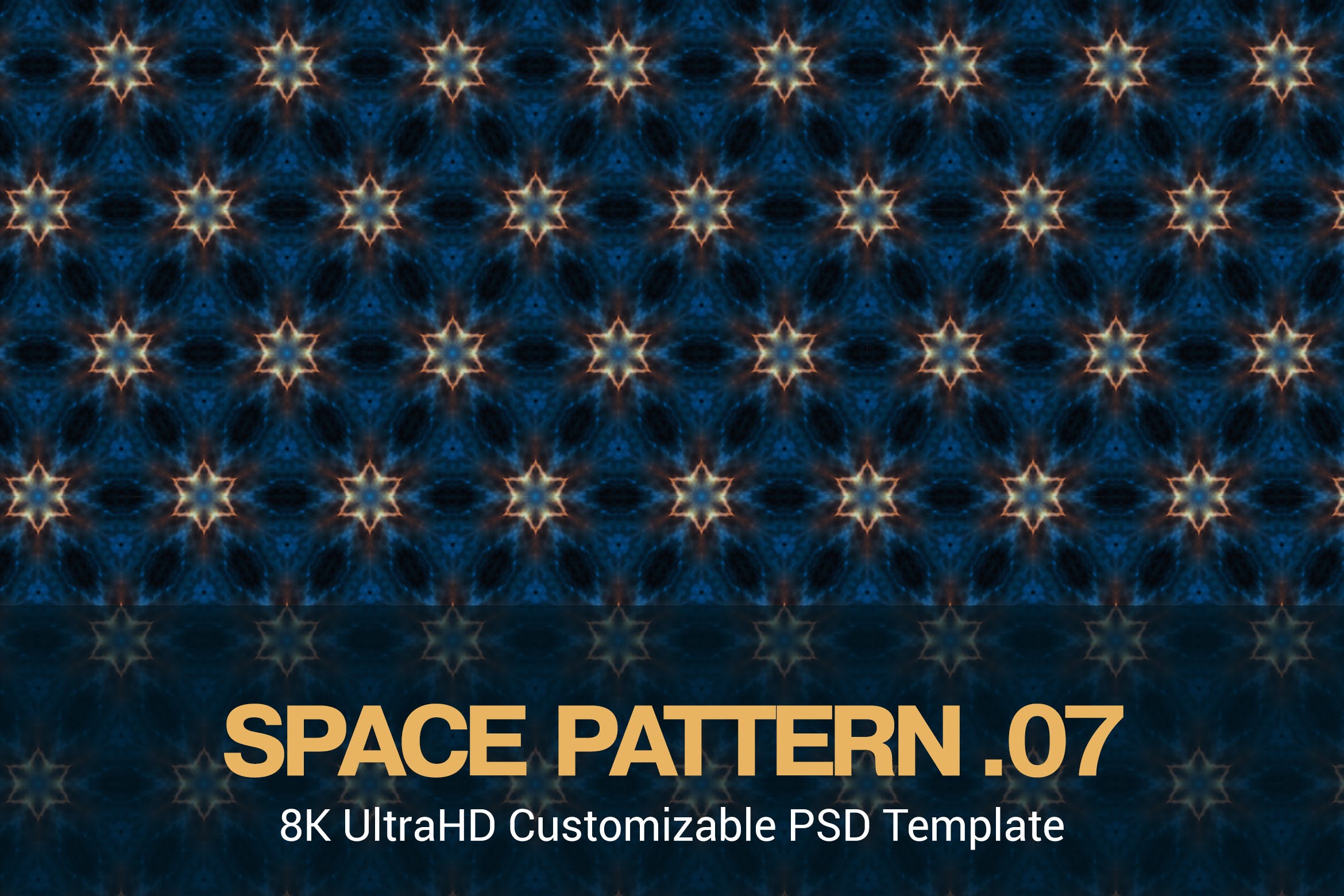 8K超高清太空主题抽象四方连续图案无缝背景素材v7 8K UltraHD Seamless Space Pattern Background插图