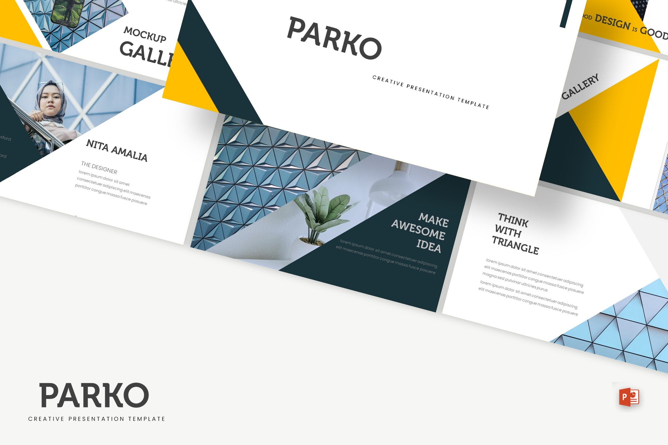 高端建筑设计服务公司16设计素材网精选PPT模板 Parko – Powerpoint Template插图