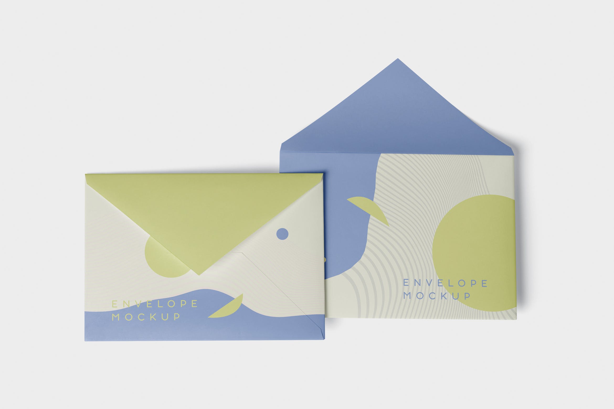 高端企业信封外观设计图普贤居精选模板 Envelope C5 – C6 Mock-Up Set插图