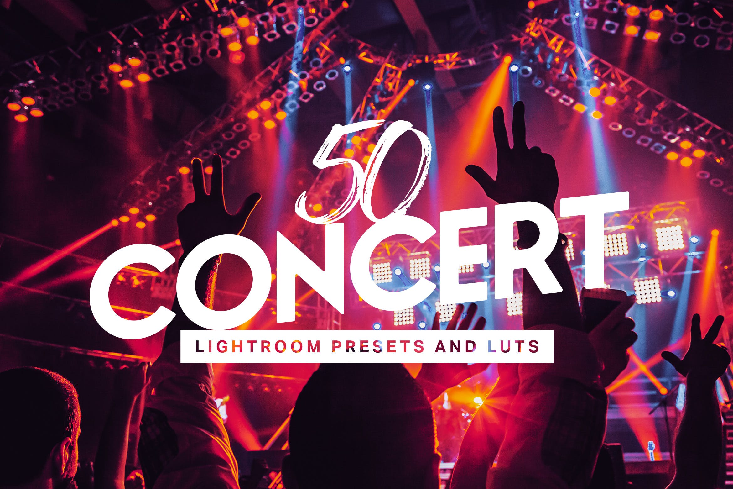 50款音乐节/演唱会等夜间表演场景照片16设计素材网精选LR预设 50 Concert Lightroom Presets LUTs插图