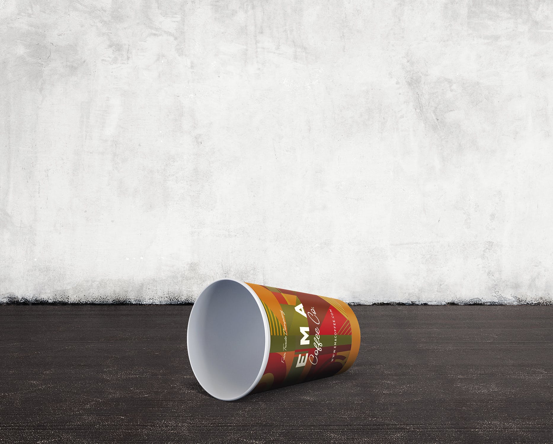 8个咖啡纸杯外观设计效果图素材库精选 8 Coffee Paper Cup Mockups插图(5)