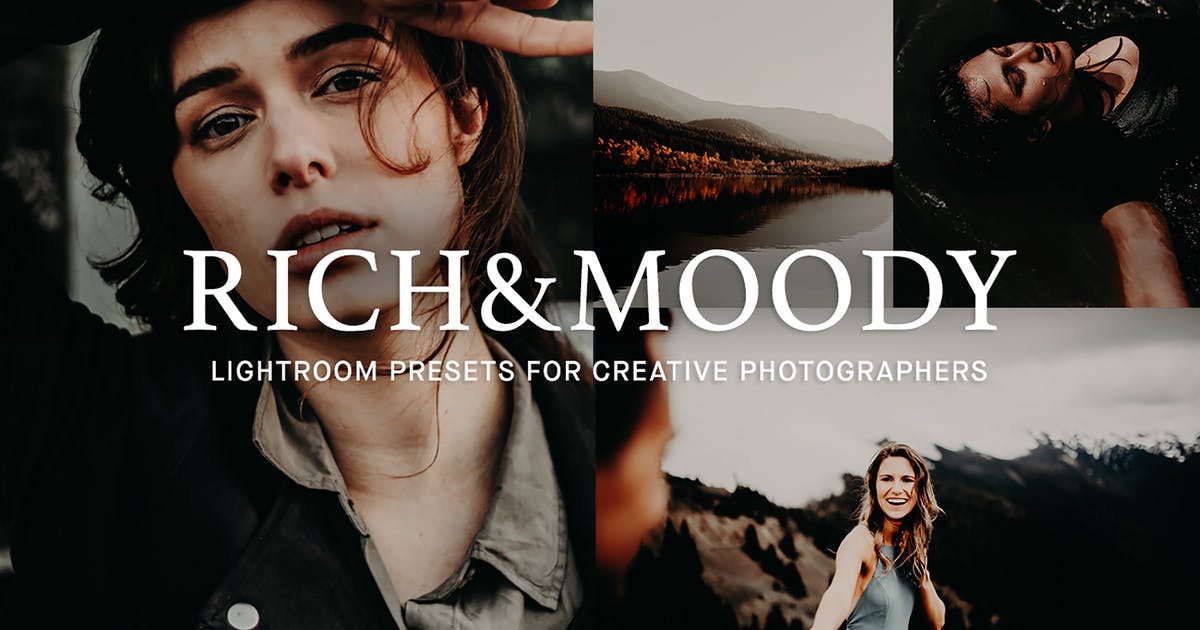 暖色调强对比度照片效果滤镜16图库精选LR预设 Rich & Moody Lightroom presets插图