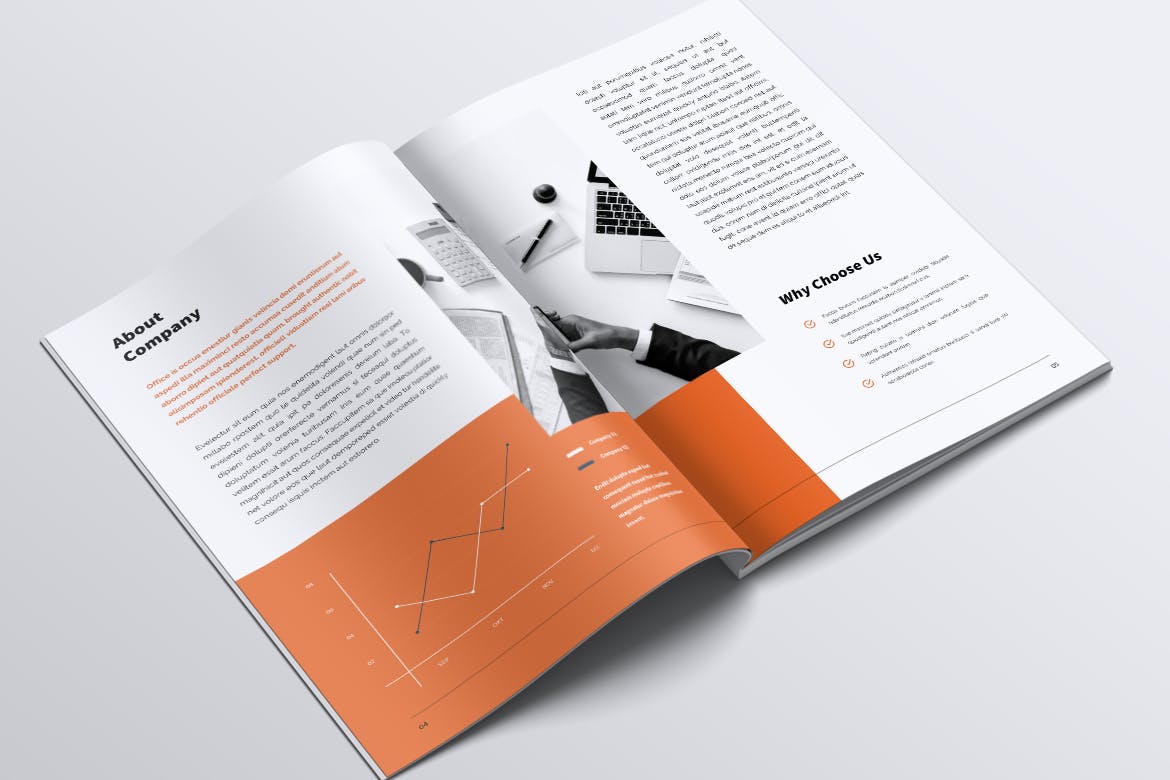 创意代理公司简介宣传画册&服务手册设计模板 RADEON Creative Agency Company Profile Brochures插图(2)