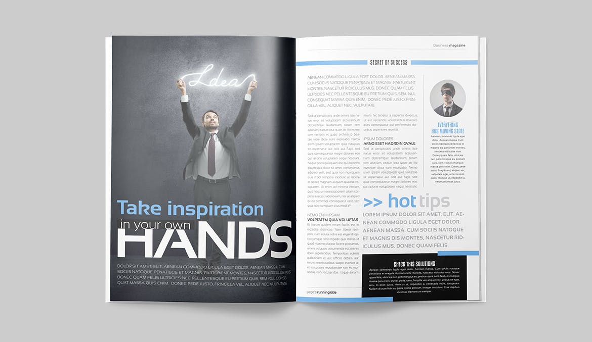 商务/金融/人物16设计网精选杂志排版设计模板 Magazine Template插图(6)