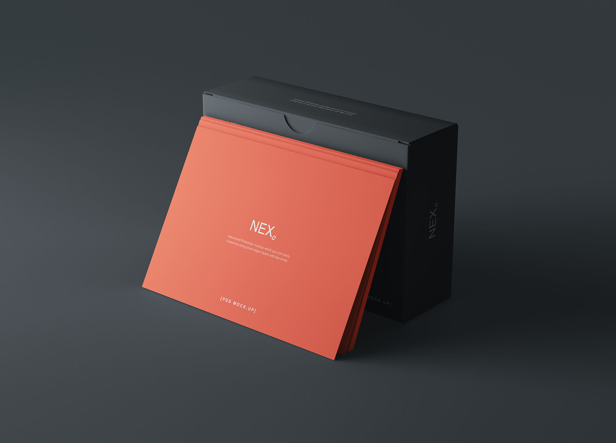 卡片包装盒外观设计效果图素材中国精选 Card Box Mockup插图(3)