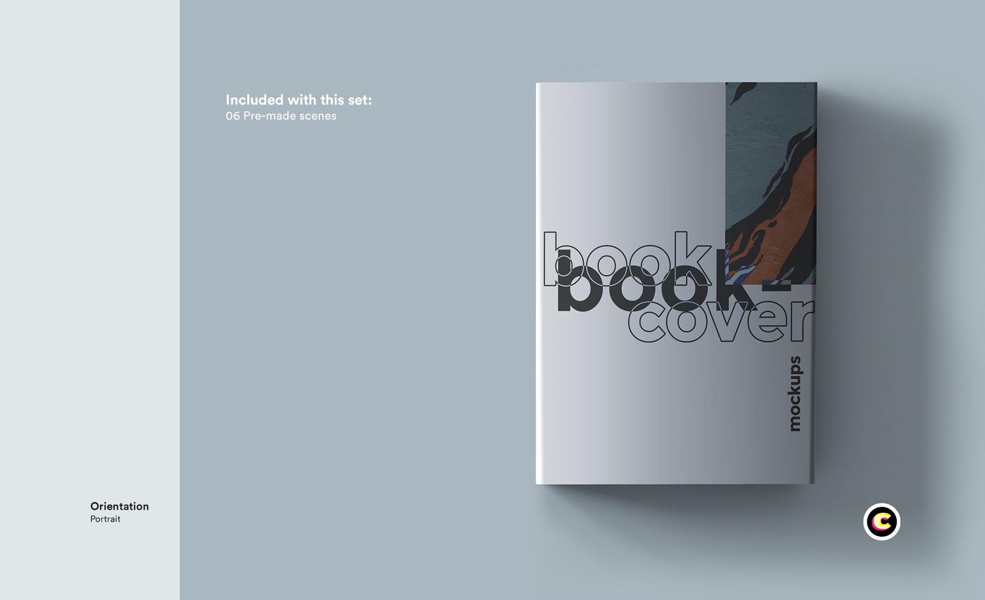 精品图书封面&排版设计效果图样机素材库精选模板 Book Mock Up插图(3)
