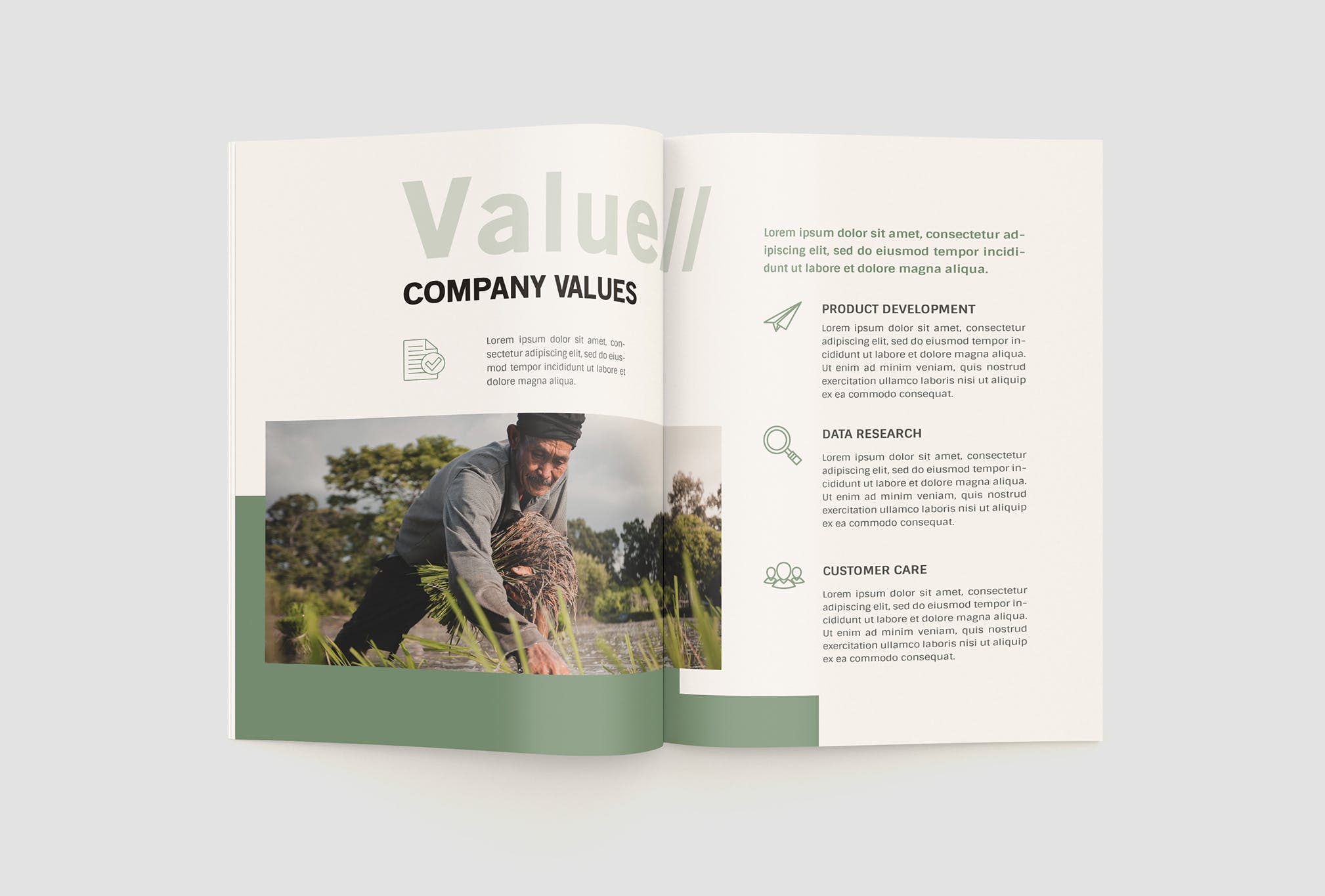 农业绿色食品公司简介企业画册设计模板 Agriculture Company Profile插图(6)