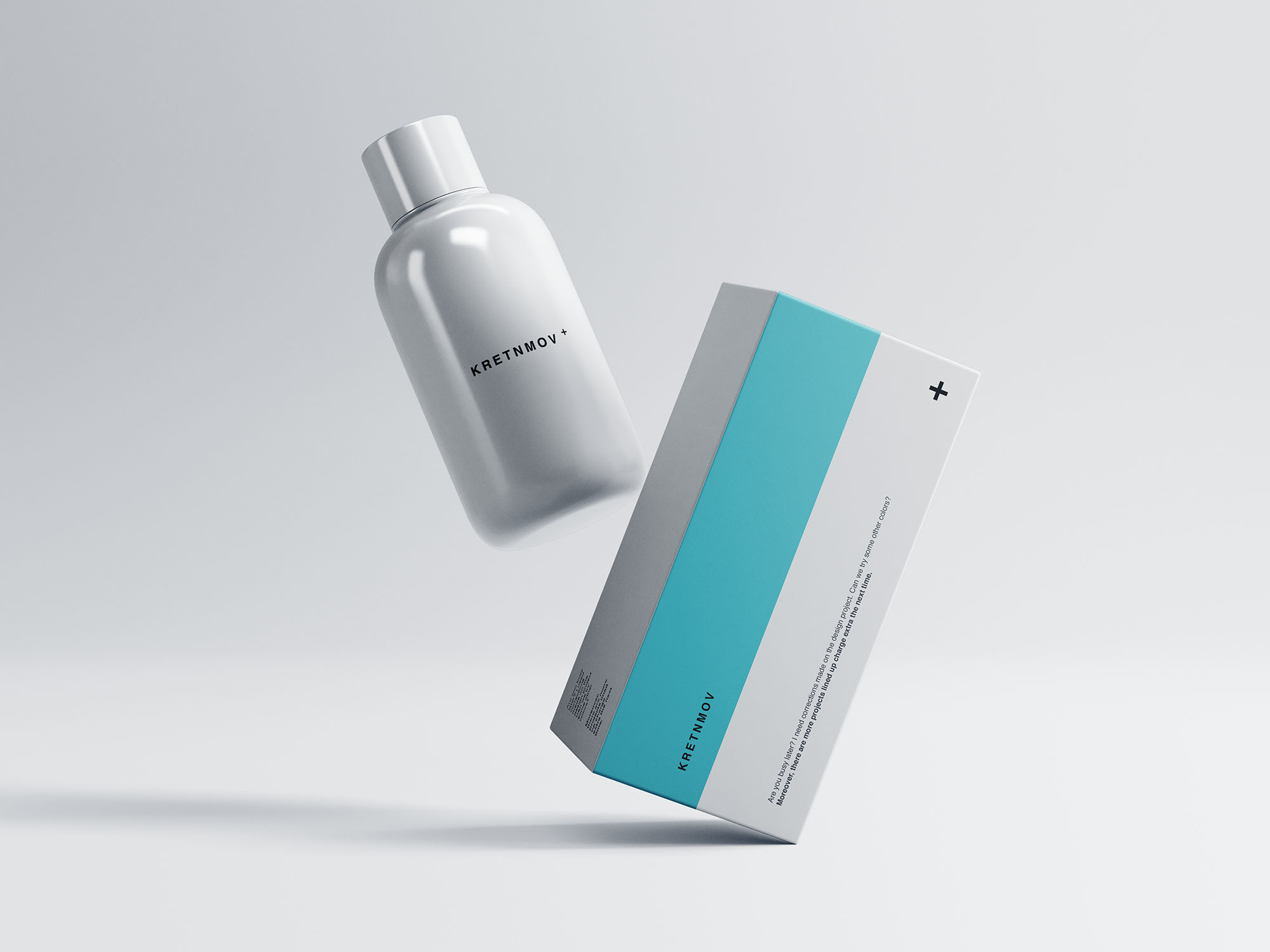 药瓶&药品包装纸盒外观设计展示16设计网精选 Medical Packaging Mockup插图