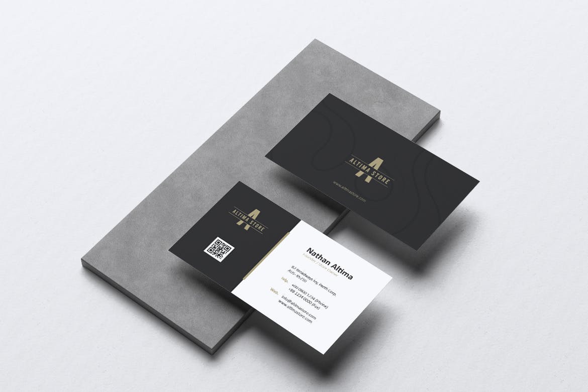 时装店推广传单＆16设计网精选名片模板 ALTIMA Fashion Store Flyer & Business Card插图(2)
