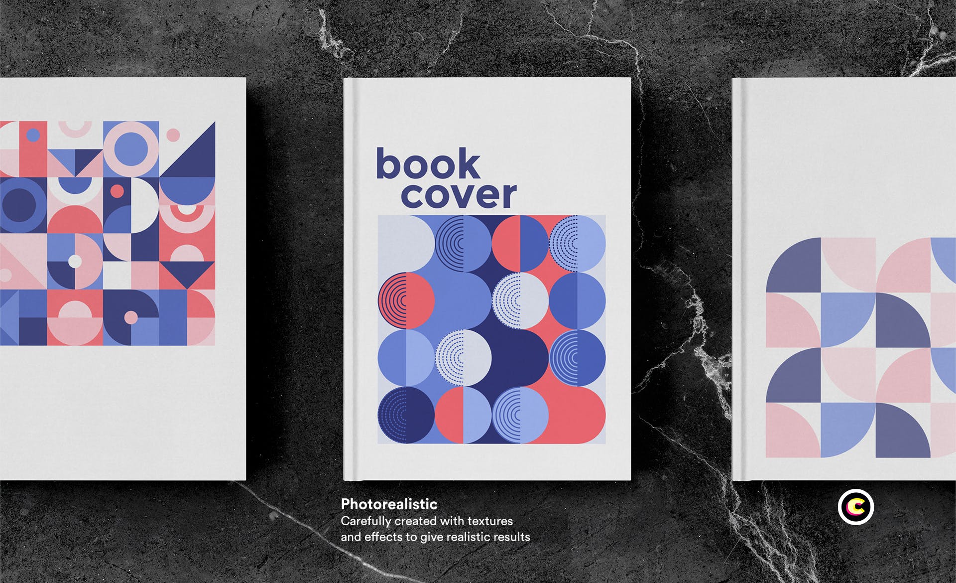 高端图书封面艺术设计图样机普贤居精选模板 Book Cover Mockup set插图(3)