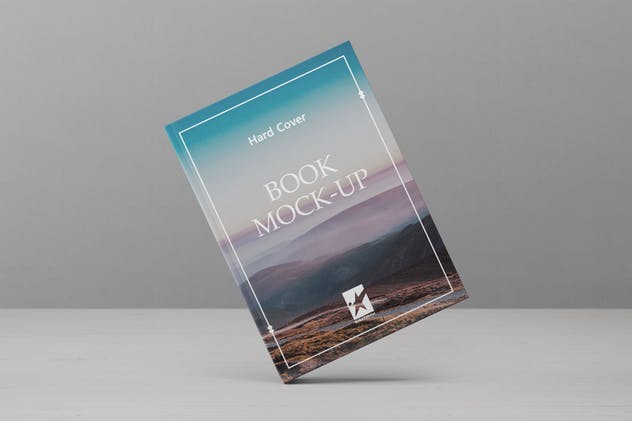 高端精装图书版式设计样机素材中国精选模板v1 Hardcover Book Mock-Ups Vol.1插图(7)