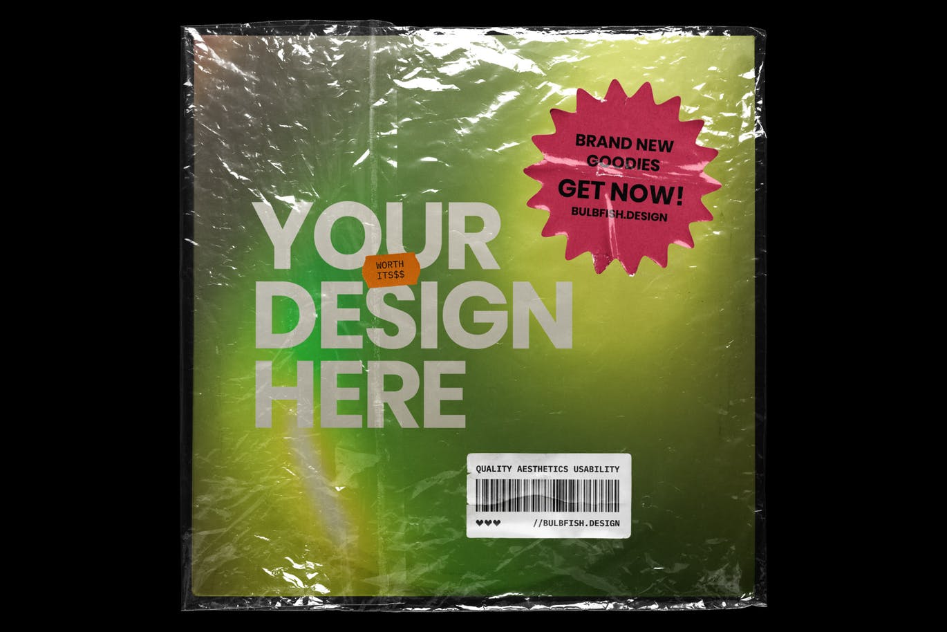 乙烯基唱片包装盒及封面设计图16设计网精选模板 Vinyl Record Mockup插图(8)