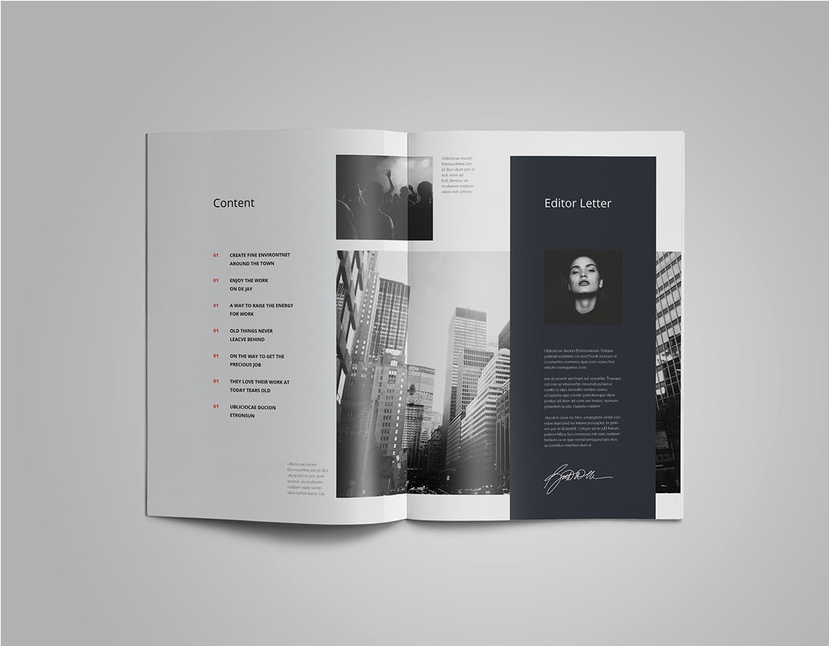 职场/人力资源主题16设计网精选杂志排版设计模板 Lastjob | Magazine Template插图(1)