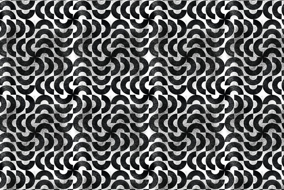 60种沙粒几何图案连续四方图无缝背景图 Grit Pattern插图(3)