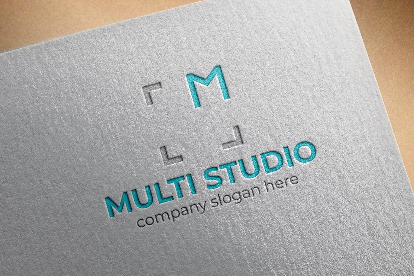 字母M创意图形企业品牌Logo设计非凡图库精选模板 Letter Based Business Logo Template插图(2)
