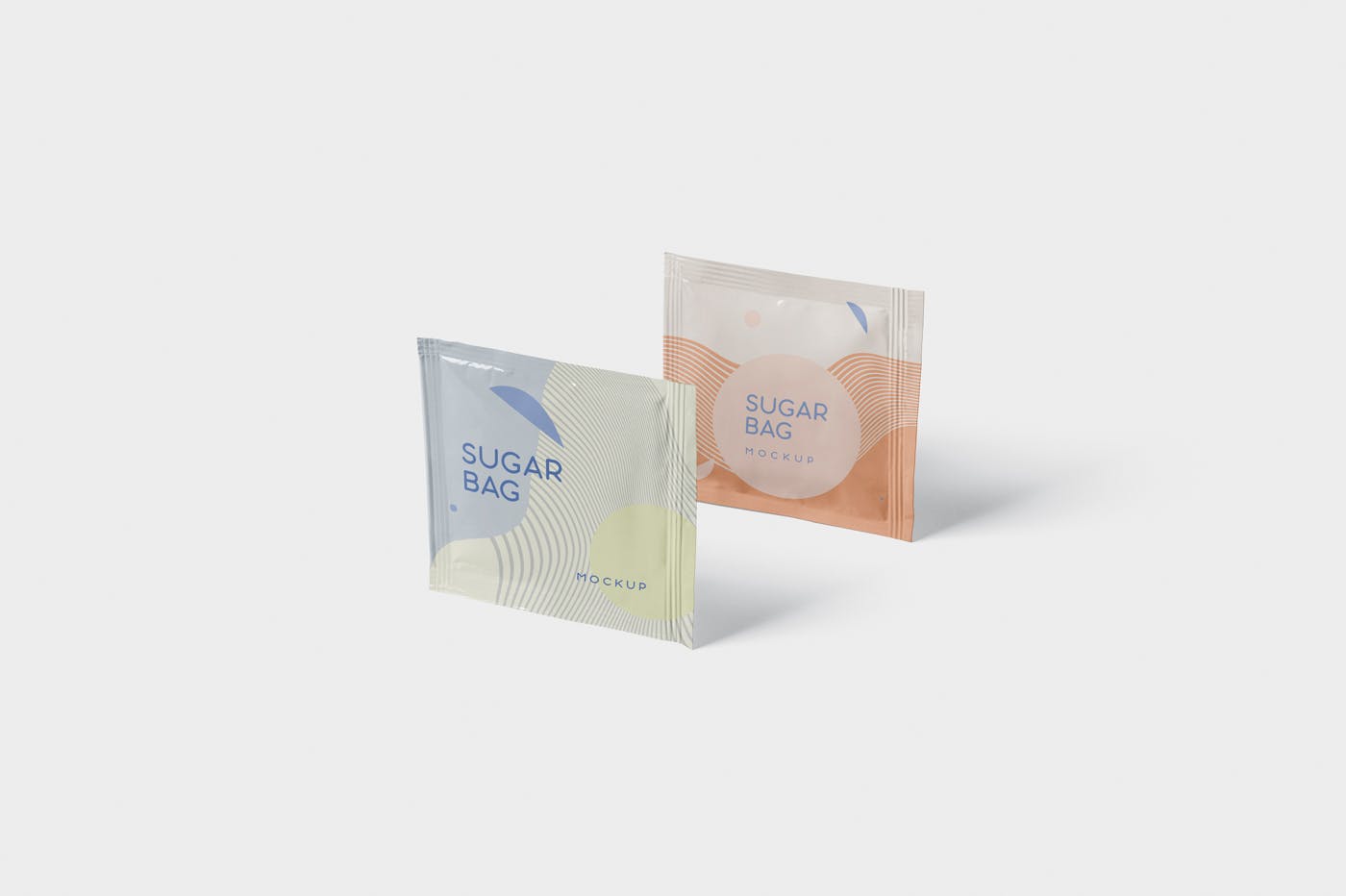 盐袋糖袋包装设计效果图非凡图库精选 Salt OR Sugar Bag Mockup – Square Shaped插图(3)