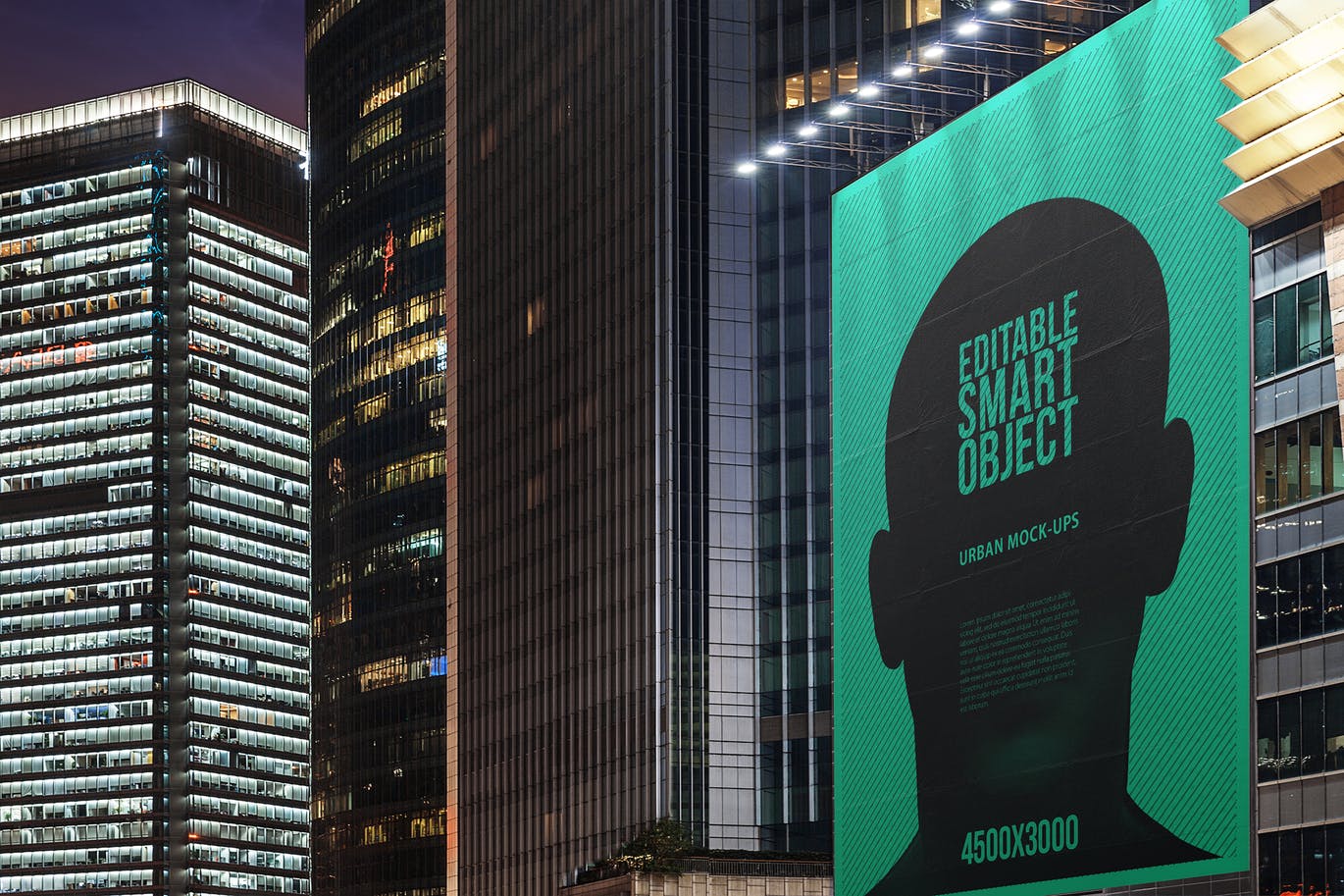 城市海报广告牌设计效果图预览样机素材中国精选模板#8 Urban Poster / Billboard Mock-up – Huge Edition #8插图