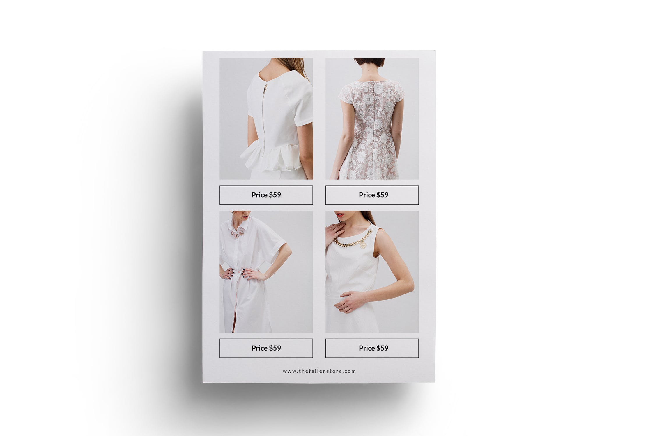 时装品牌&服装店宣传单设计模板 Fashion Flyer插图(2)