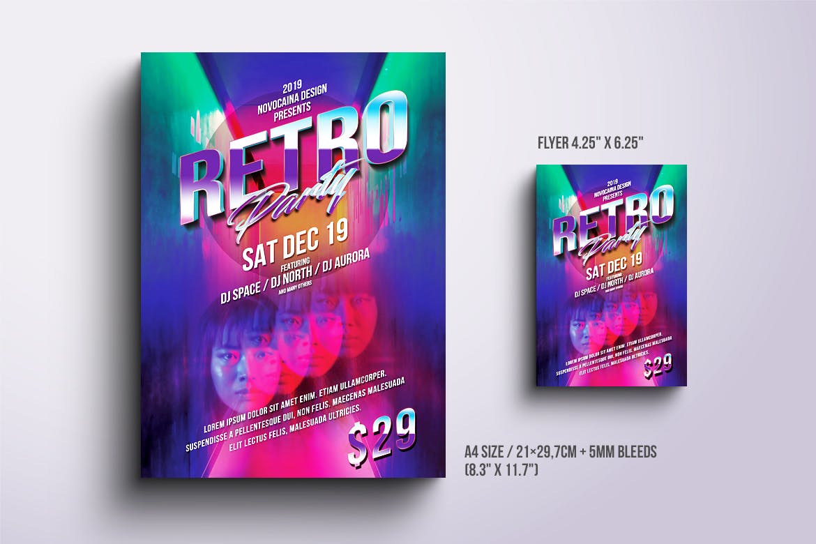 DJ/舞厅/音乐活动海报PSD素材素材中国精选模板合集v3 Event Party Posters & Flyers Bundle V3插图(6)