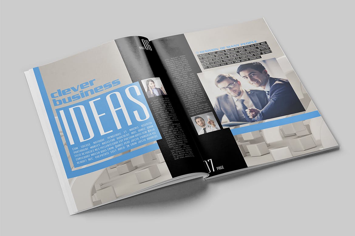 生活方式主题非凡图库精选杂志版式设计模板 Magazine Template插图(3)