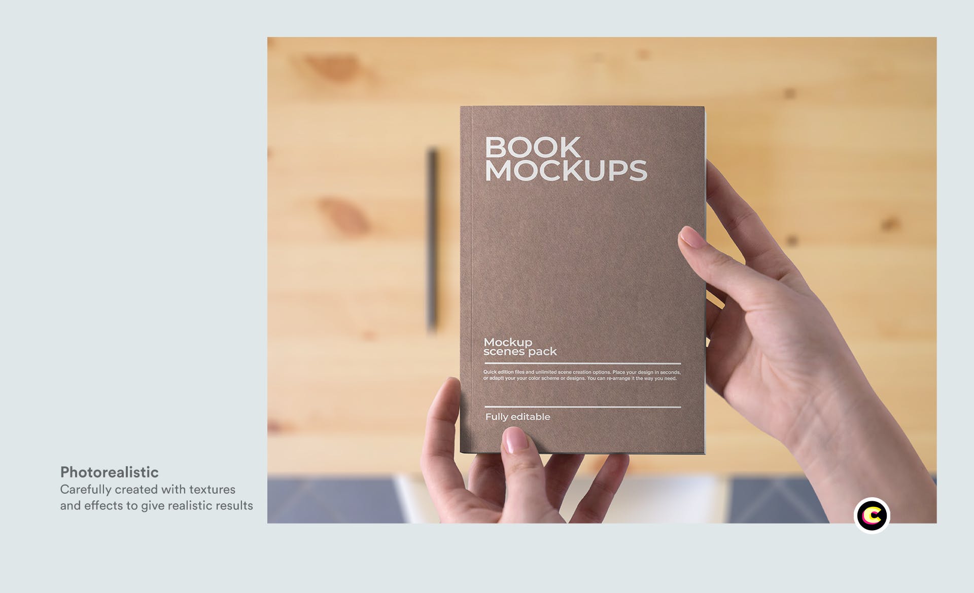 牛皮纸图书封面设计图案样机素材中国精选 Book Mockups插图(2)
