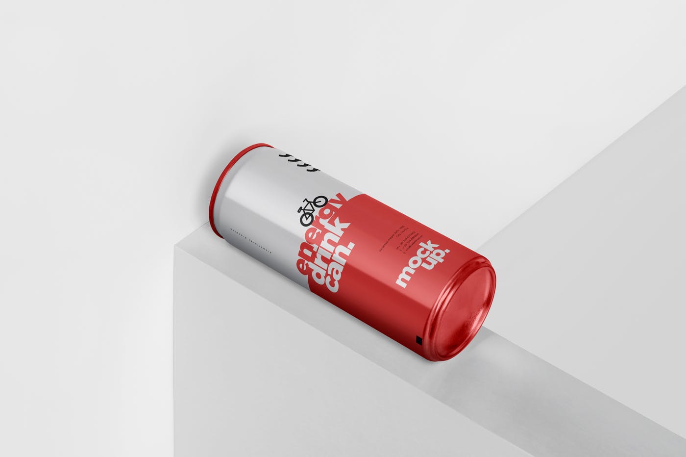 能量饮料易拉罐罐头外观设计普贤居精选模板 Energy Drink Can Mock-Up – 250 ml插图(4)