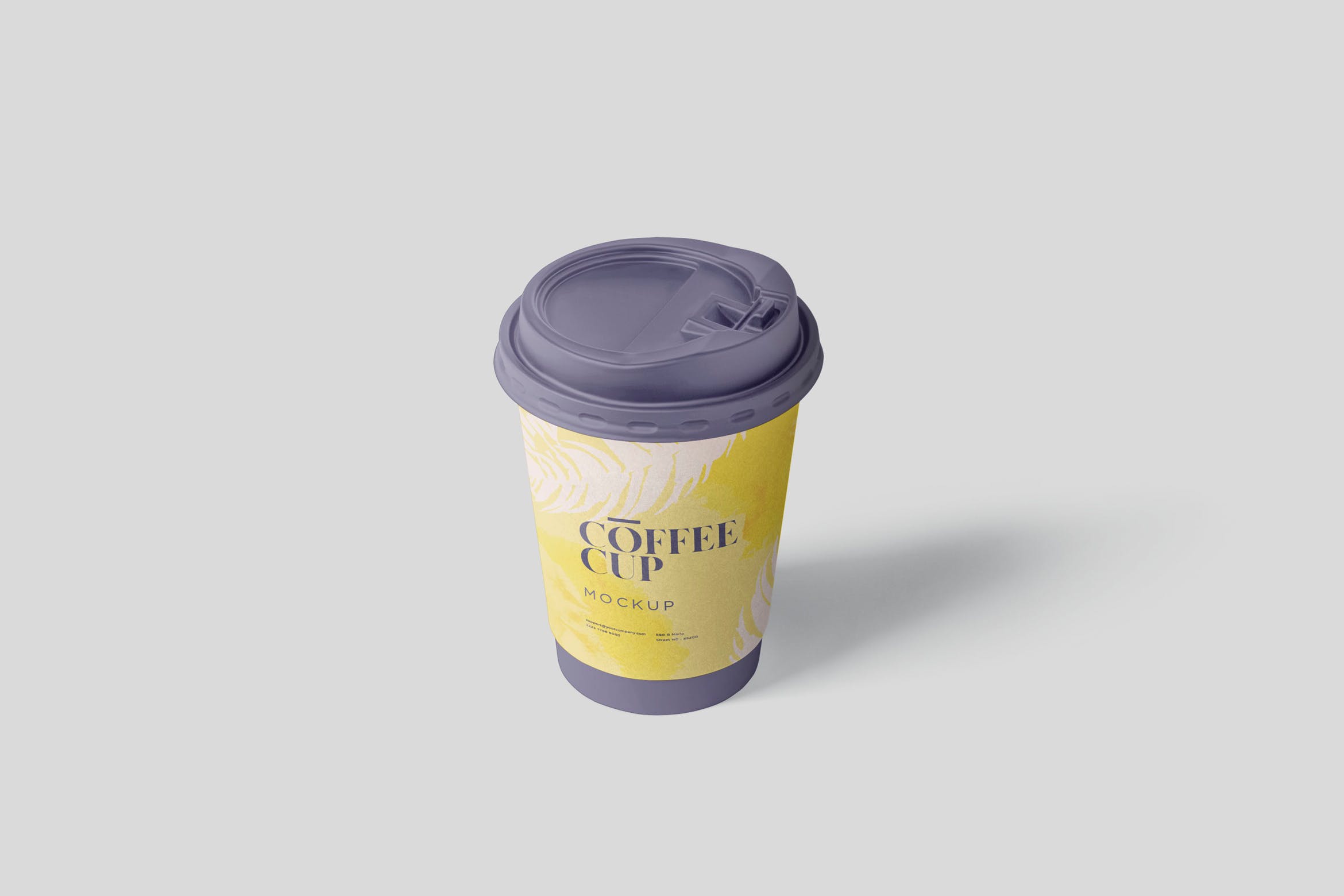 咖啡一次性纸杯设计效果图非凡图库精选 Coffee Cup Mockup插图