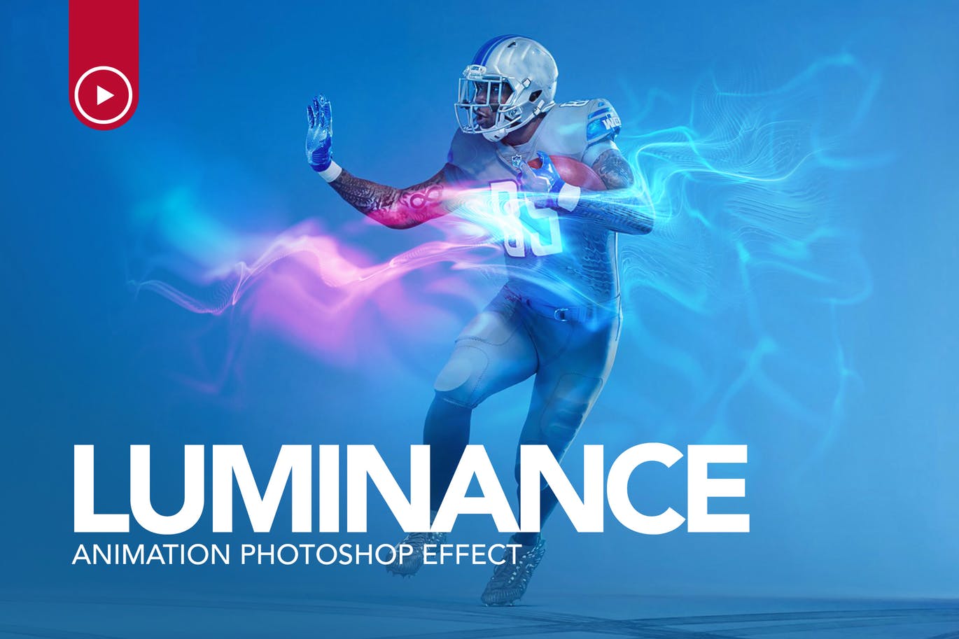 炫酷未来科技感流动波纹动画特效素材库精选PS动作 Gif Animated Luminance Photoshop Action插图