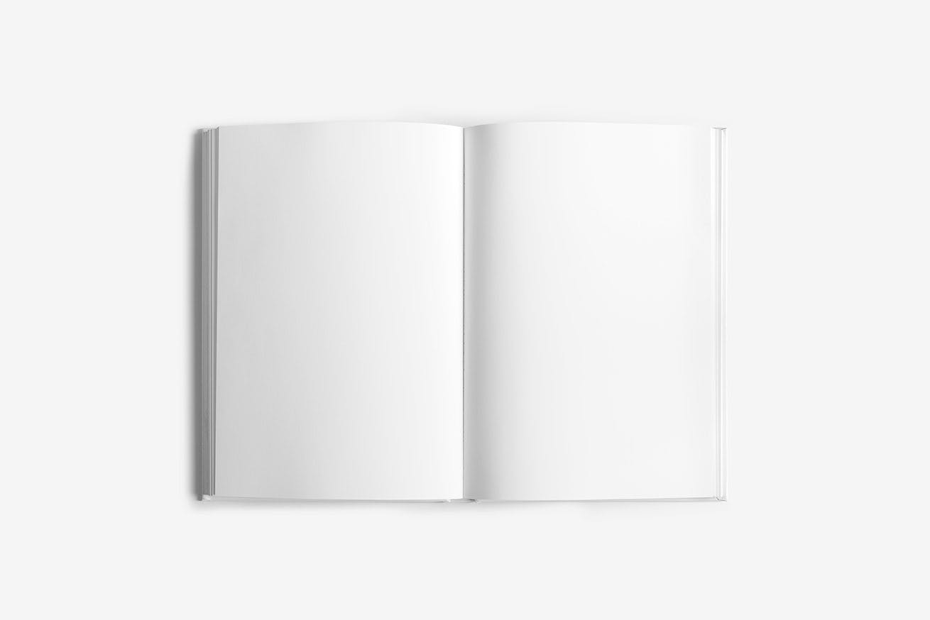 精装图书内页排版设计展示样机非凡图库精选模板 Hard Cover Book Mockup插图(4)