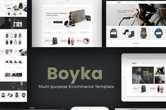 时尚服饰电商网站PrestaShop主题 Boyka – Fashion Responsive PrestaShop Theme插图(1)
