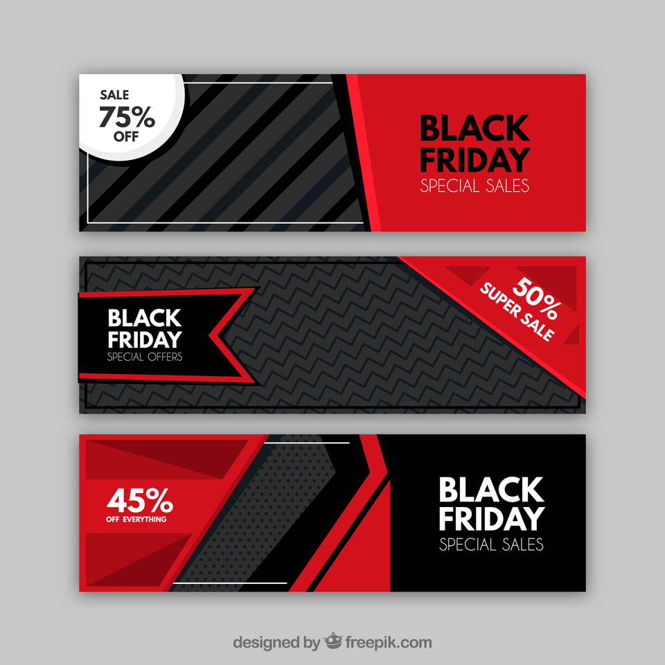 第四弹：30+黑色星期五促销广告物料素材 Black Friday Sales Graphics插图(25)