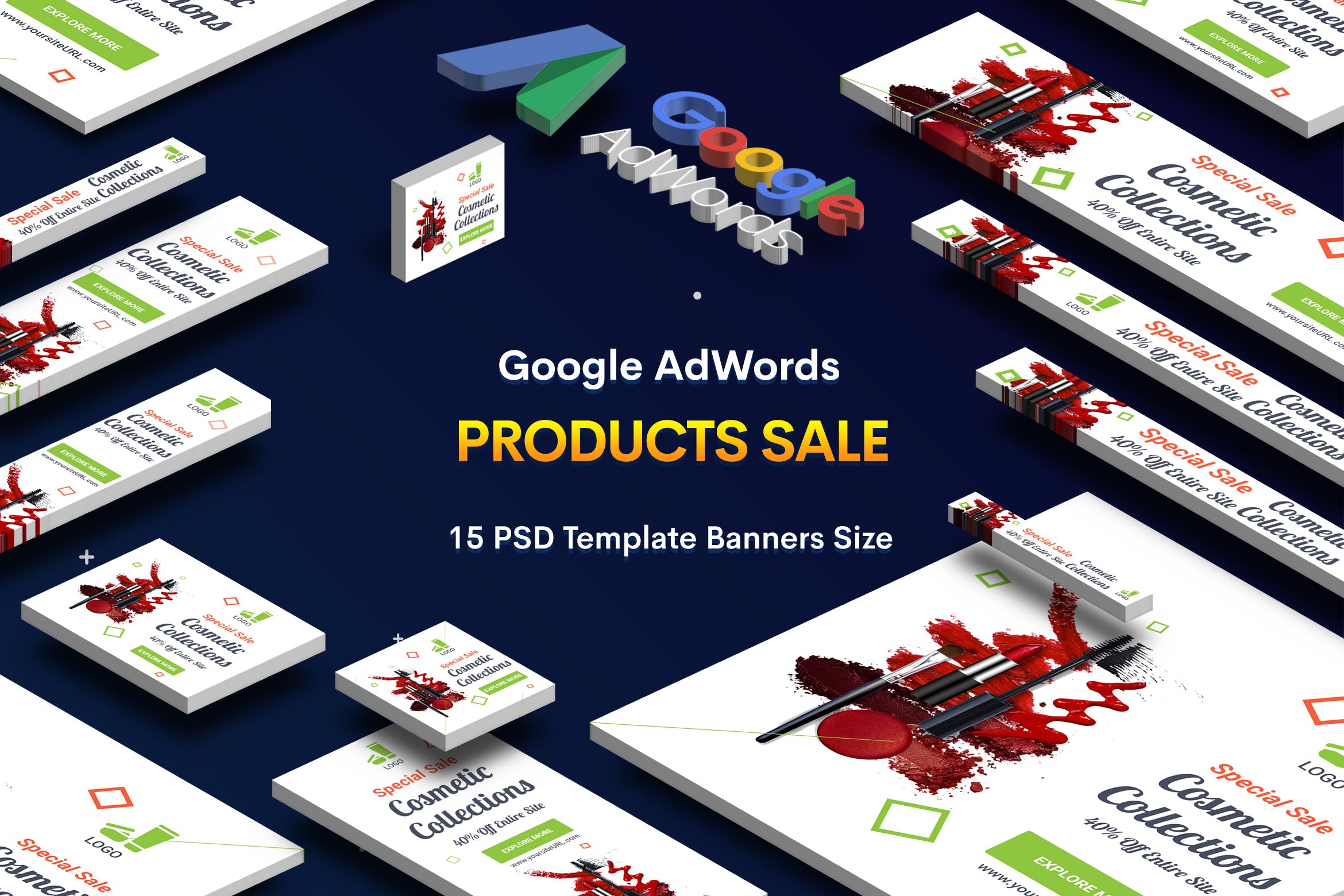 15款产品促销谷歌广告Banner设计模板 Product Sale Banners Ad插图