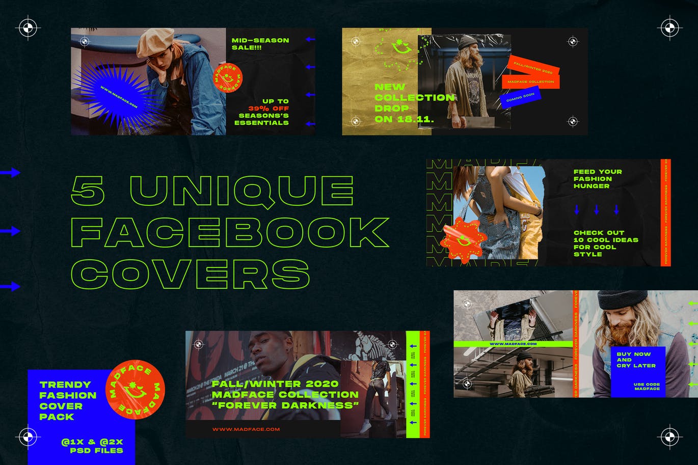 潮流时尚主题Facebook封面设计模板16设计网精选 Fashion Facebook Covers插图