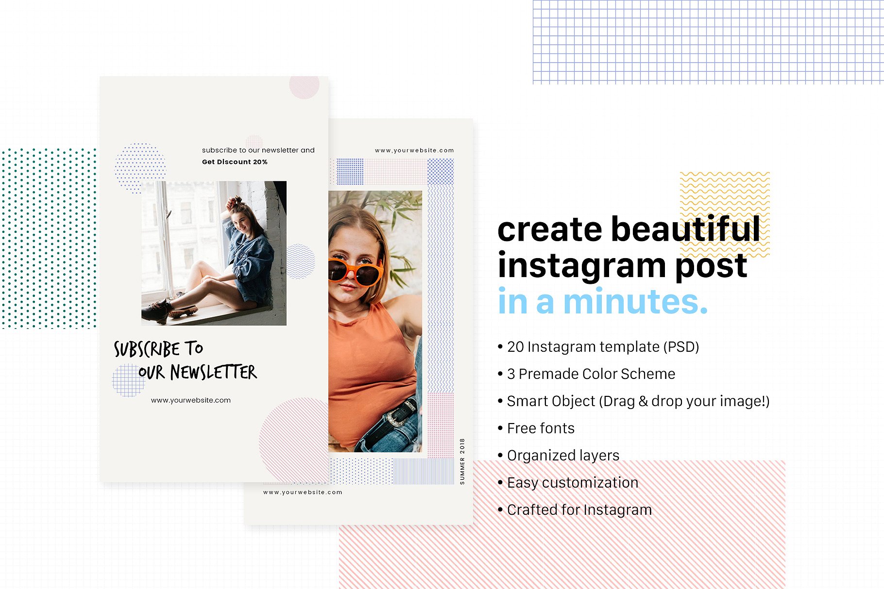 Instagram社交媒体故事贴图模板非凡图库精选套装 Instagram Stories Pack – POLA插图(5)