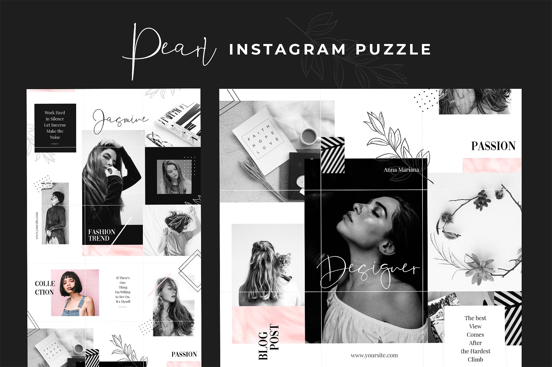时尚高端的Instagram 社交媒体模板16设计网精选合辑下载 Royal Instagram Bundle [psd]插图(9)