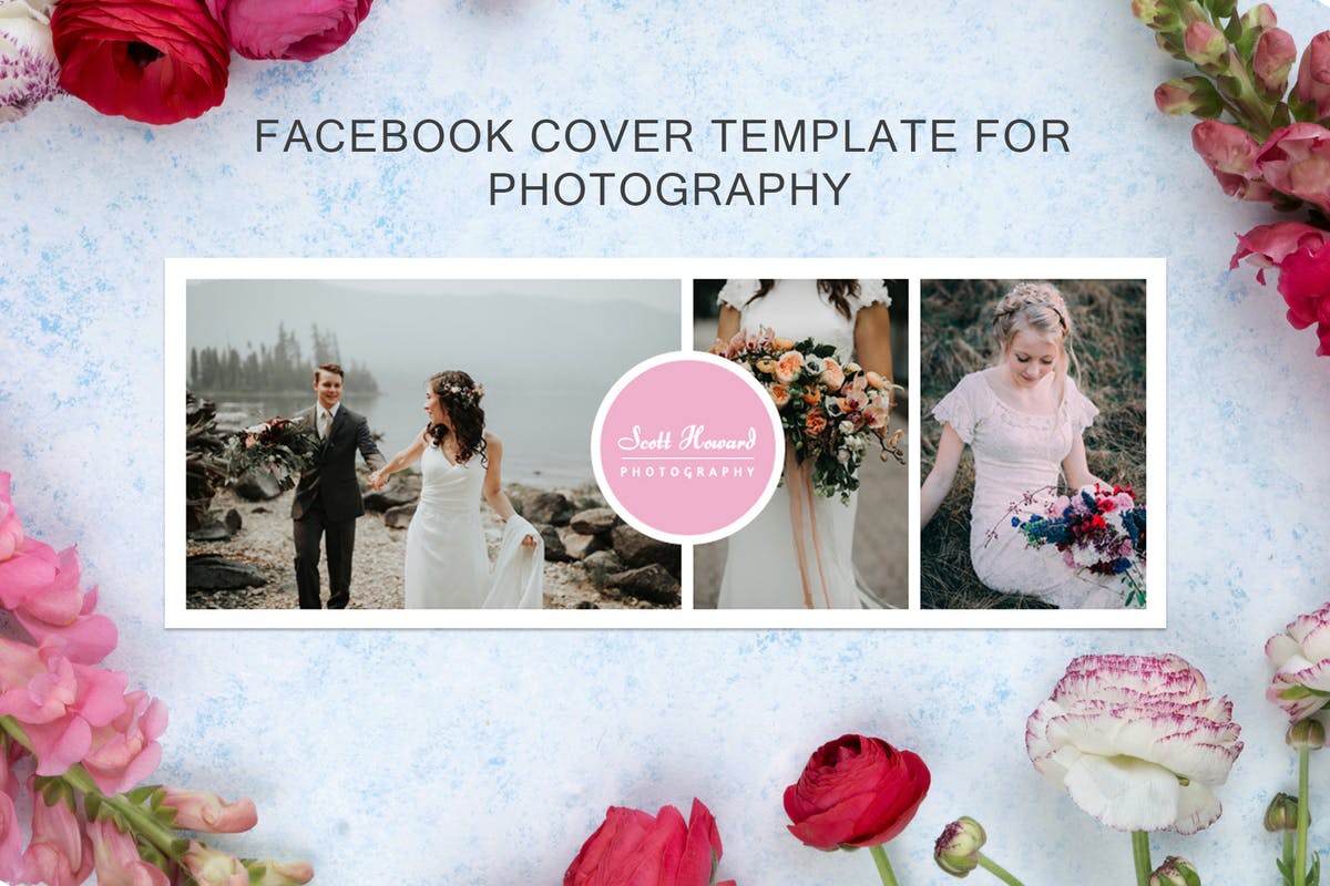 Facebook摄影图片封面设计模板素材库精选 5 Facebook Cover for Photography插图