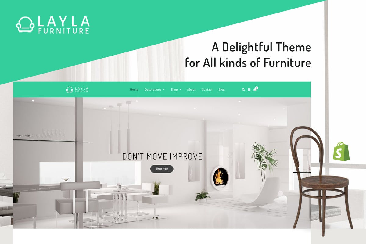 原创家具品牌跨境电商网站Shopify主题模板素材库精选 Layla – Furniture Shopify Theme插图