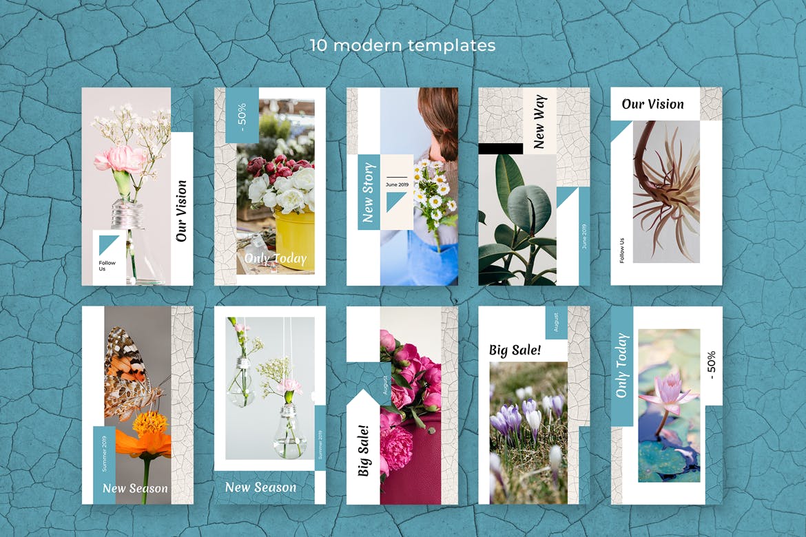 Instagram社交新媒体品牌故事设计模板16设计网精选 Instagram Stories Kit (Vol.27)插图(1)