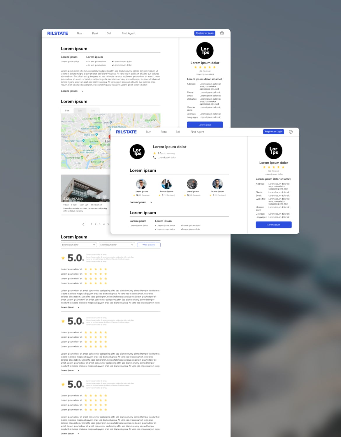 房地产租赁销售网站设计HTML模板素材中国精选 RILSTATE – Real Estate Homepage Template插图(5)
