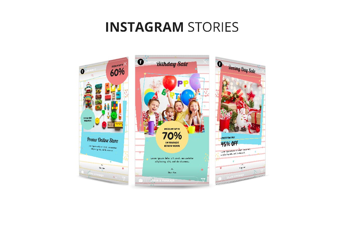 玩具及礼品店Instagram品牌故事设计模板素材库精选 Toys & Gift Shop Instagram Stories插图(3)