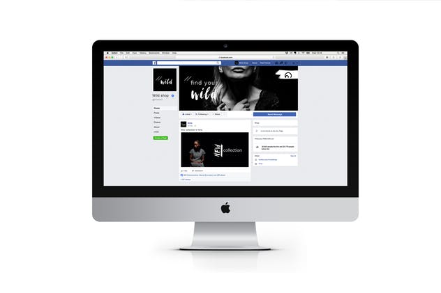 时尚黑白Facebook社交媒体广告模板 Black & White Facebook Ad Templates插图(1)