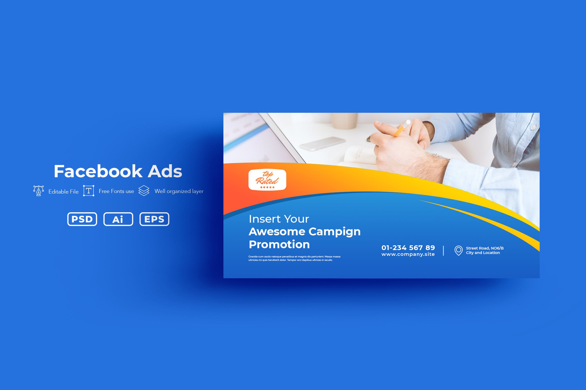 Facebook公司宣传广告设计模板16设计网精选v32 ADL Facebook Ads.v32插图