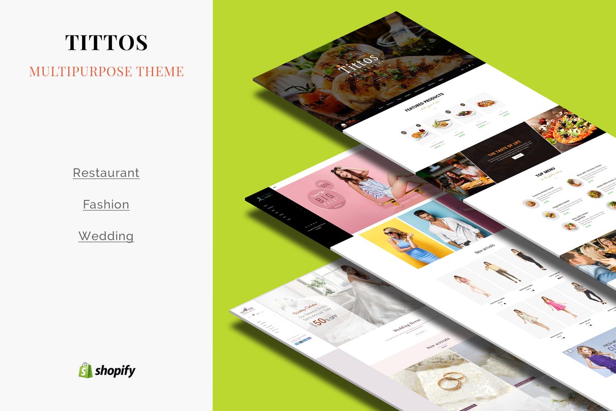 多用途网店外贸网站Shopify主题模板非凡图库精选 Tittos | Multipurpose Shopify Theme插图