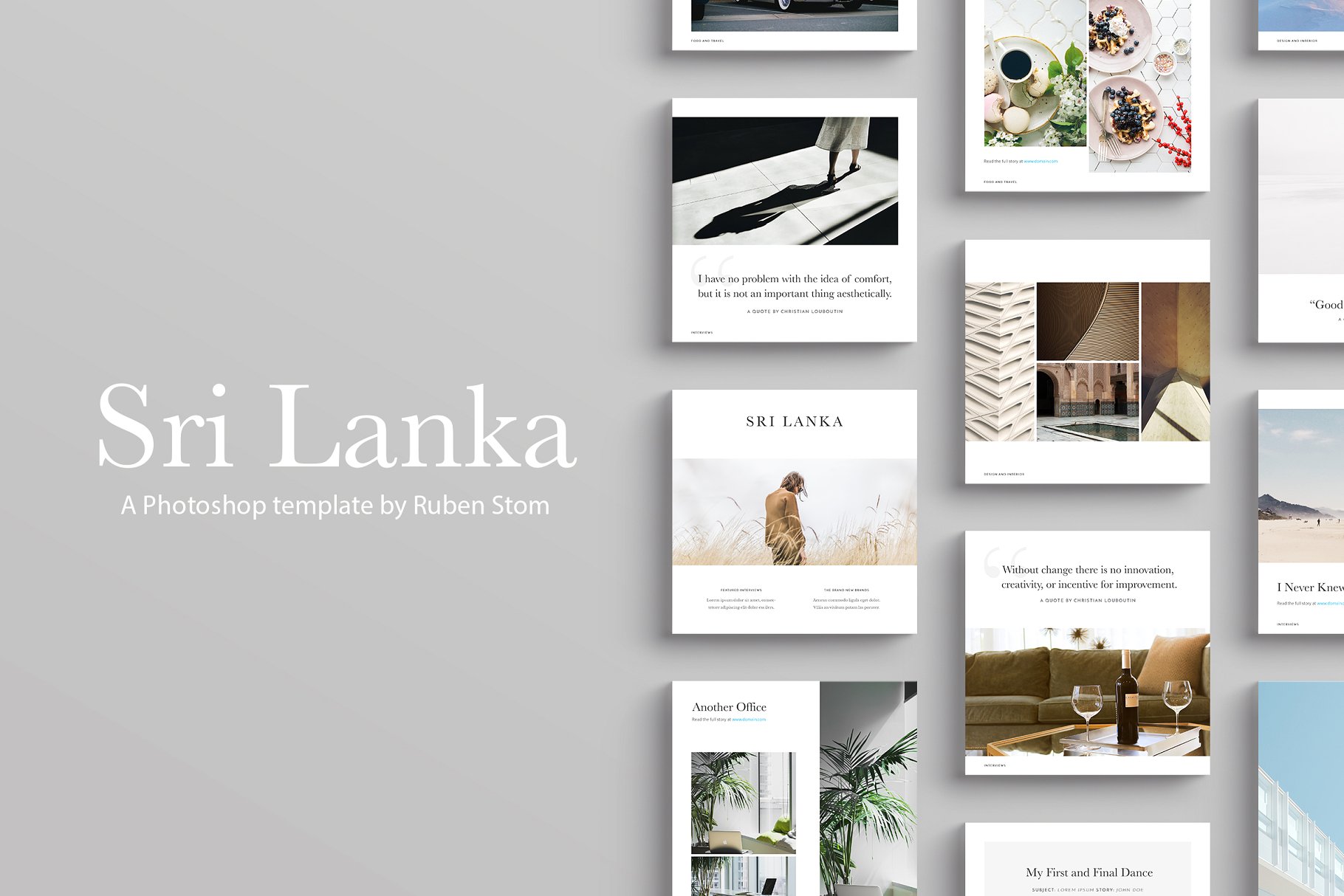 社交媒体、博客插图设计素材包 Sri Lanka Social Media Templates插图