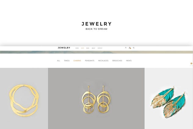 珠宝电商网站HTML模板16设计网精选 Jewelry- Ecommerce HTML5 Template插图(2)