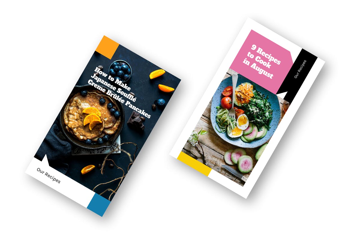 高端餐厅社交媒体新媒体宣传推广设计素材 Instagram Stories Kit (Vol.29)插图(2)