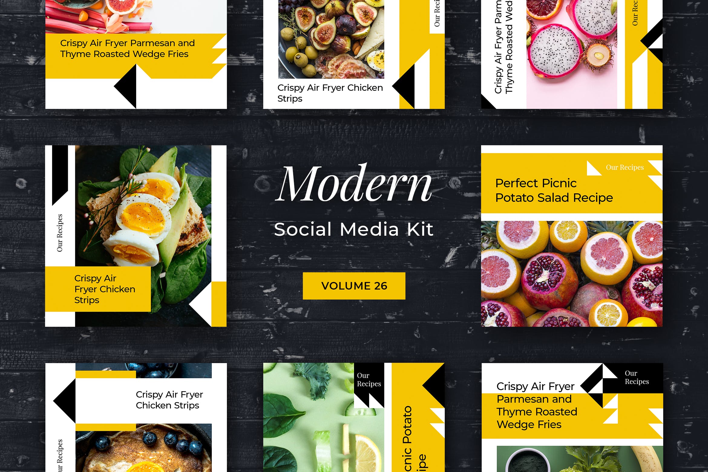 现代社交品牌宣传物料设计素材v26 Modern Social Media Kit (Vol. 26)插图
