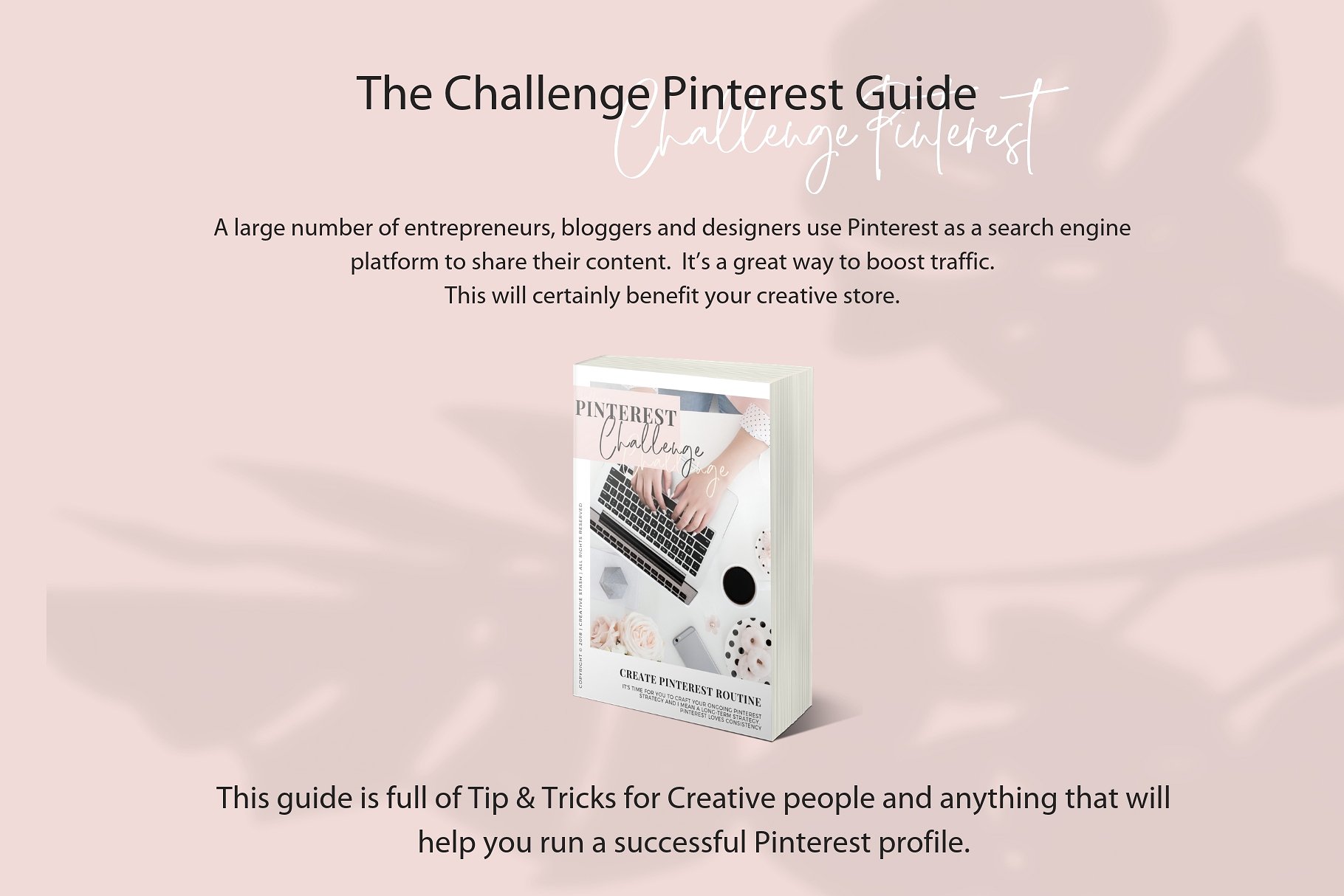 高品质的品牌社交媒体宣传Canva模板非凡图库精选 Branded pins + Pinterest guide [jpg,pdf]插图(2)