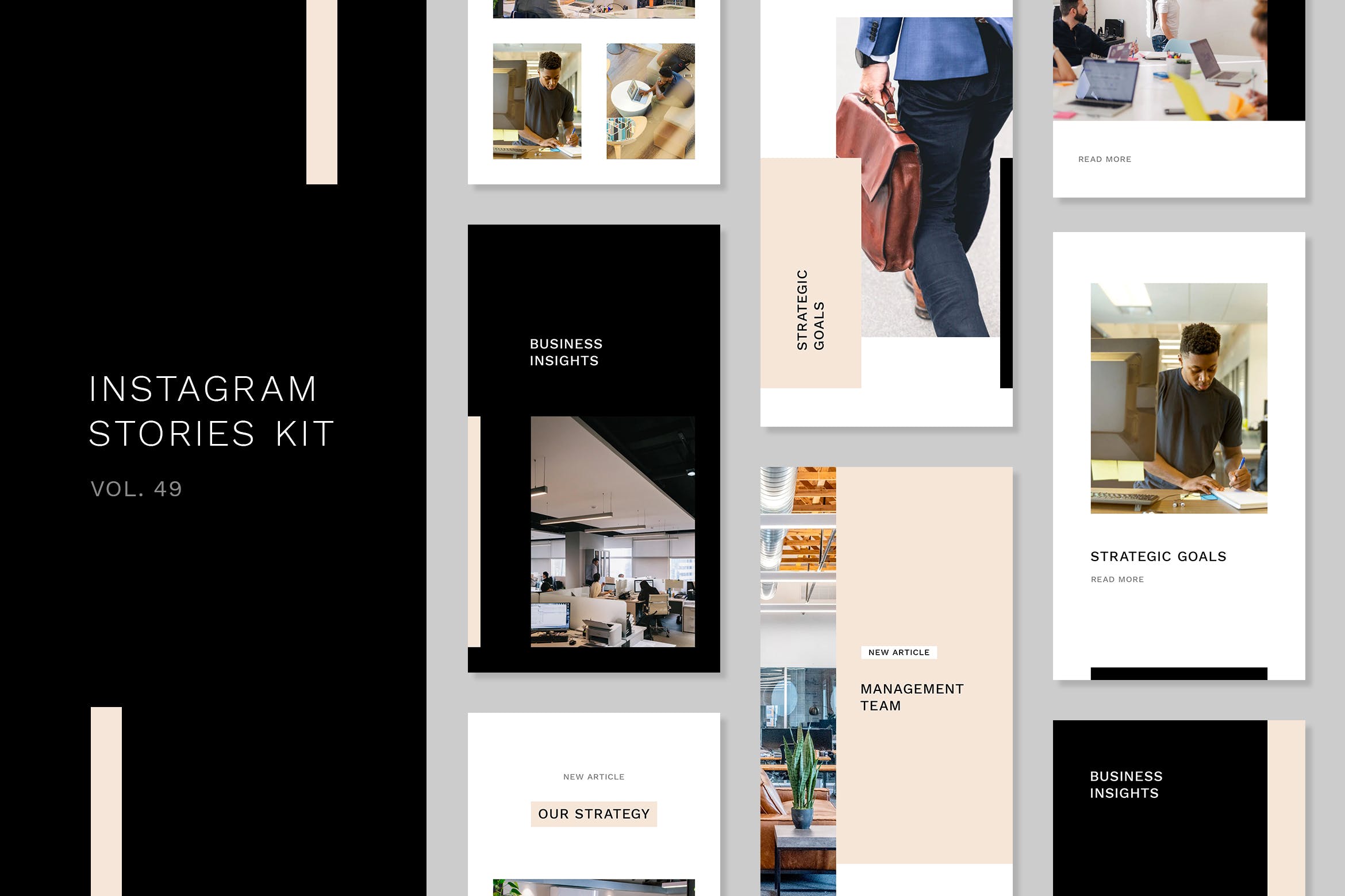 企业品牌故事营销Instagram设计素材包v49 Instagram Stories Kit (Vol.49)插图