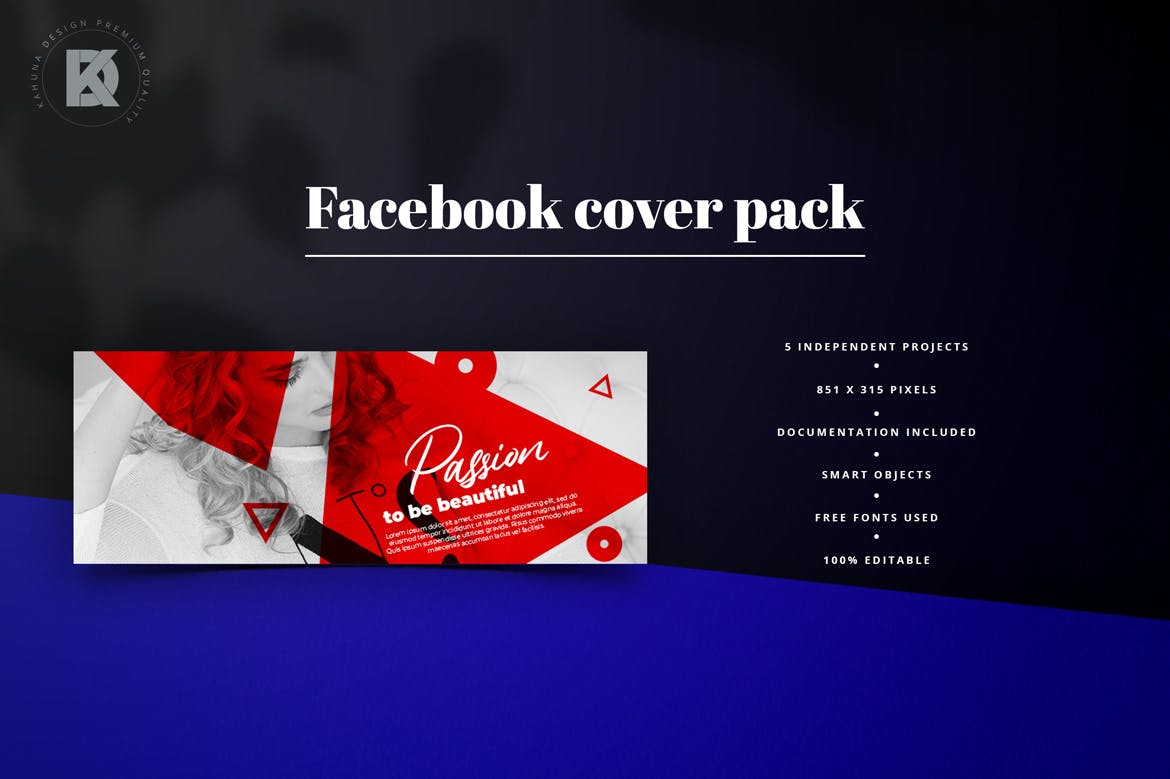行业通用Facebook主页Banner设计模板非凡图库精选 Facebook Cover Banners Pack插图(1)